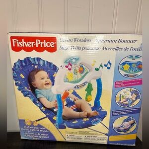 vintage Fisher-Price Ocean Wonders Aquarium Bouncer new in box AS IS
